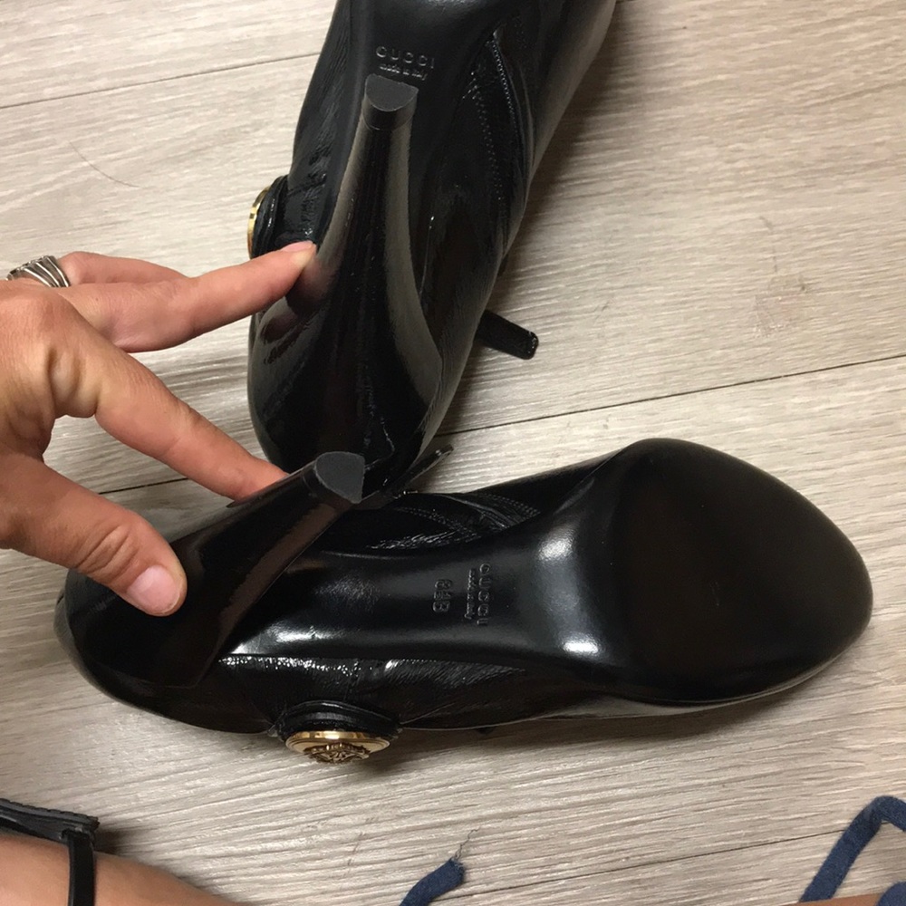 Gucci Patent leather heel boots - Picture 5 of 8
